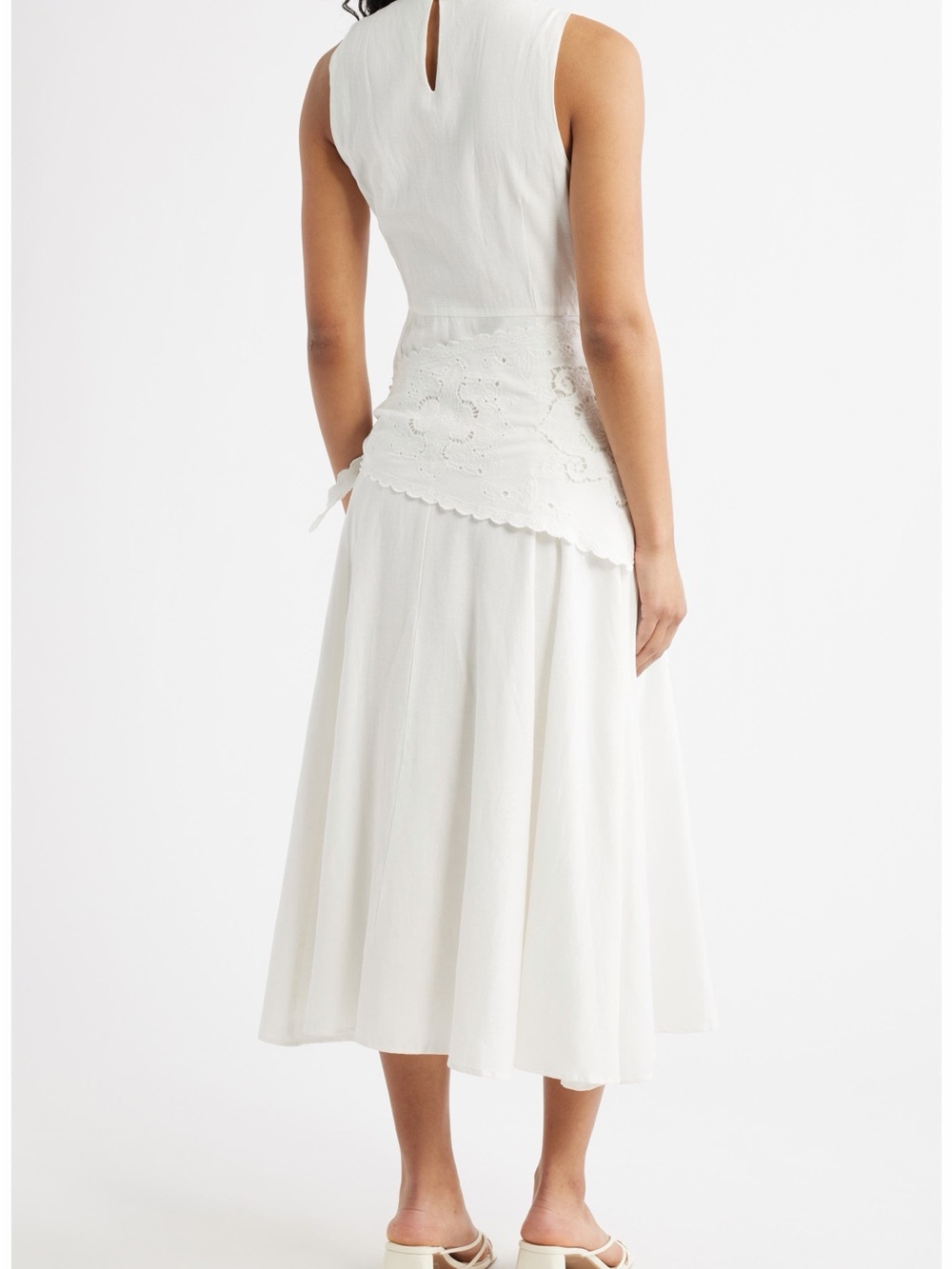 Embroidered Handkerchief Midi Dress
MANGO US 8 White - Picture 3 of 10